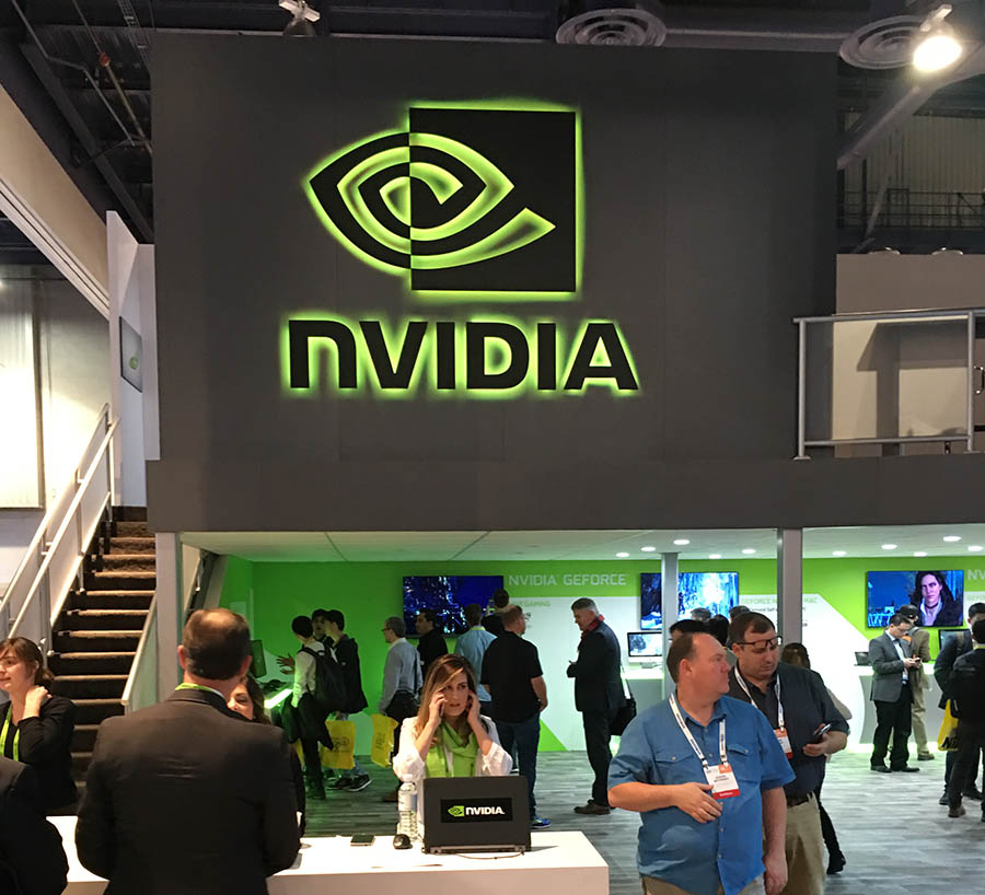 Nvidia Booth at CES 2017, Shield Streaming and More